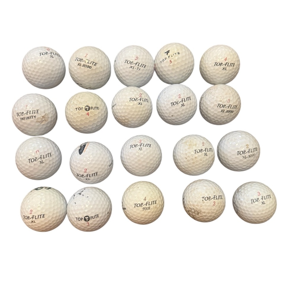 Top-Flite White Golf Balls Set